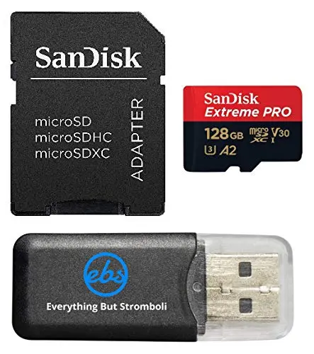 SanDisk Extreme Pro 128GB micro SD card bundle for GoPro Hero 13