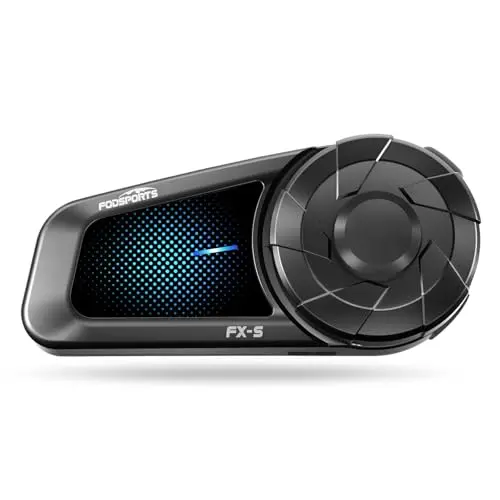 Fodsports FX-S Motorcycle Bluetooth Headset with slim profile