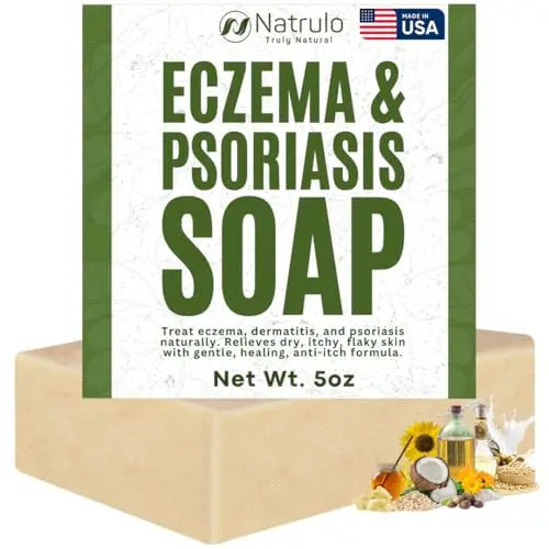 Natrulo Eczema Soap Bar with Oatmeal and Goat Milk