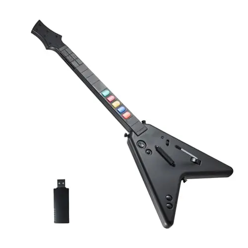 DOYO wireless guitar controller for PS4, PS3, and PC with USB dongle