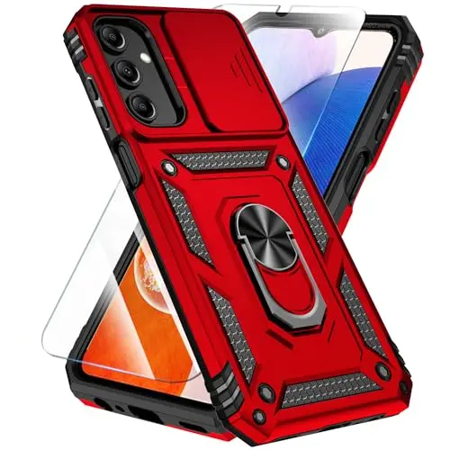 SunStory phone case with sliding camera cover and kickstand for Samsung Galaxy A16 5G