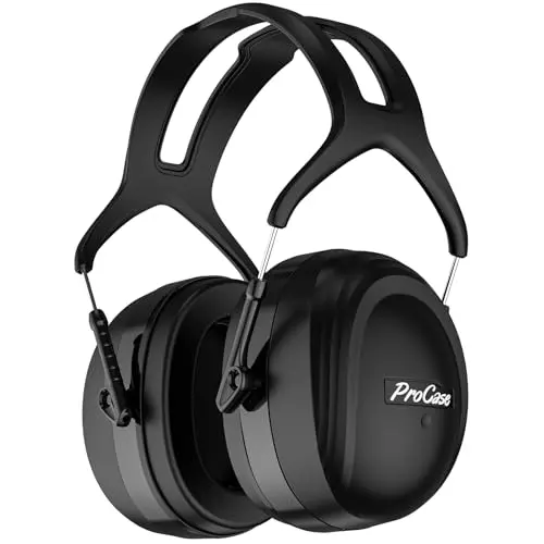 ProCase extra large SNR 37dB noise reduction hearing protection earmuffs