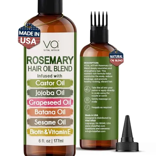 VITAL AFFAIR Blend of Pure Rosemary Oil for Hair Growth bottle