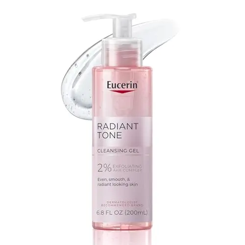 Eucerin Radiant Tone Face Cleanser Gel bottle