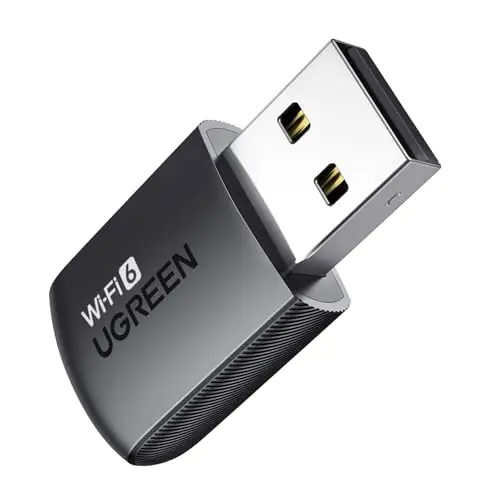 UGREEN AX900 slim USB WiFi 6 adapter with a minimalist design.