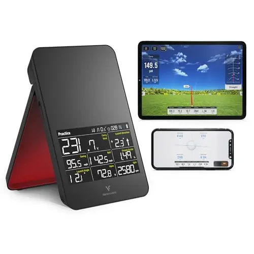 Voice Caddie SC4 PRO launch monitor with integrated display