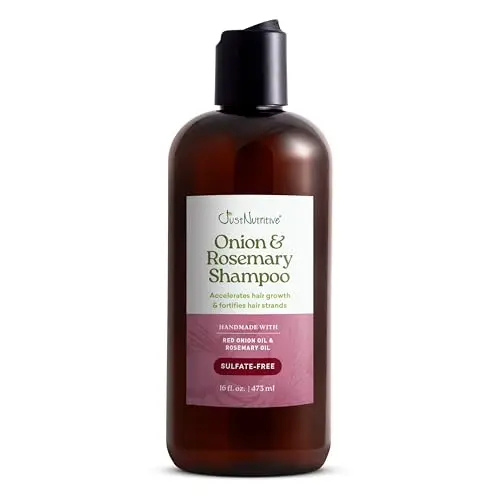 Just Nutritive Onion and Rosemary Shampoo bottle