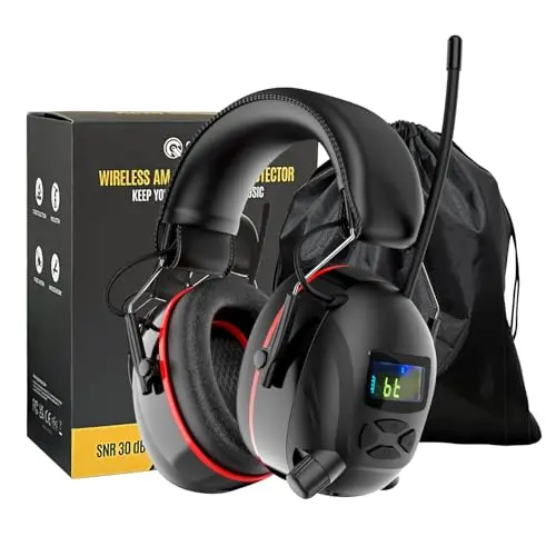 Bluetooth 6.0 AM/FM Hearing Protection Radio Headphones