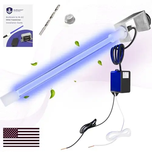 Mammoth BioShieldUV 18W 24V magnetic HVAC UV light air purifier
