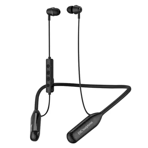 Hmusic H25 black neckband Bluetooth headphones