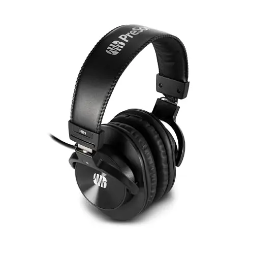 PreSonus HD5 professional wired closed-back over-ear studio headphones