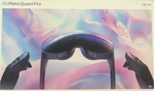 Meta Quest Pro Headset with premium lenses and controllers