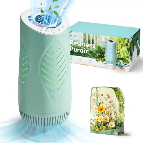 Resiners Purair air purifier designed for epoxy resin workspaces