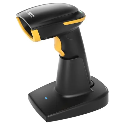 Inateck BCST-36 2D barcode scanner with smart charging base