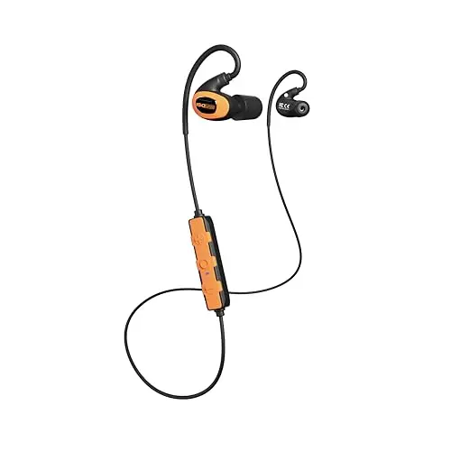 ISOtunes PRO 3.0 safety orange OSHA-approved Bluetooth earbuds