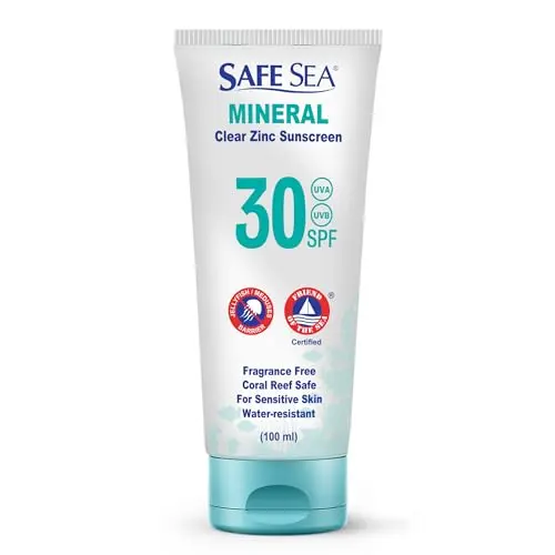 Safe Sea sunscreen lotion with jellyfish protection