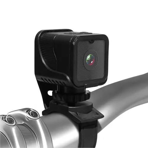 TIROL SUPPLIES ultra-light action camera mounted on bicycle helmet