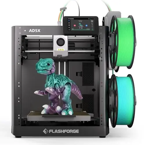 FLASHFORGE AD5X compact multi-material 3D printer