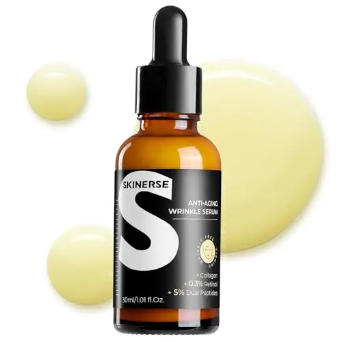 SKINERSE Retinol Serum for face with collagen technology