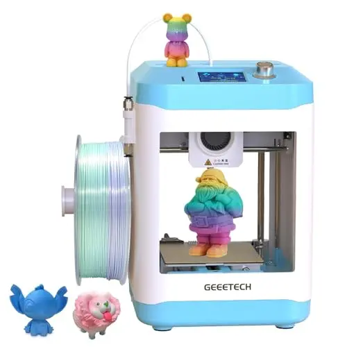 Geeetech blue mini 3D printer with direct drive