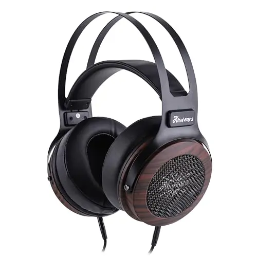Linsoul Kiwi Ears Altruva Open-Back Headphones in Blackwood
