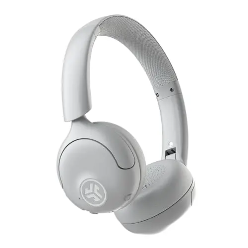 JLab Go Lux ANC Wireless Headphones in Cloud White