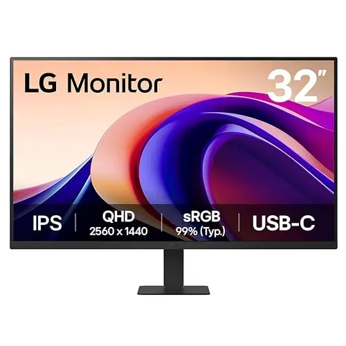 LG 32U631A-B 32-inch QHD monitor with a virtually borderless design
