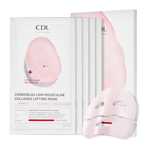 CANDORLOV overnight collagen lifting hydrogel face mask 5 sheets