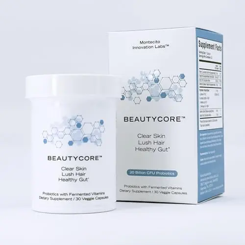 Beautycore Supplement bottle for collagen production and gut health