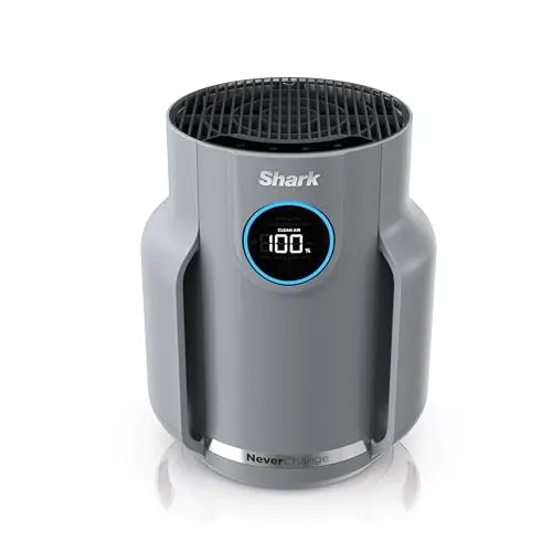 Shark NeverChange Compact Pro air purifier with long-life filter for home gym