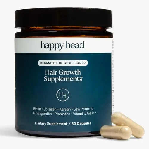 Happy Head Hair Growth Supplement for men and women