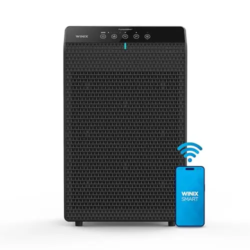 WINIX 5520 black air purifier with air quality display