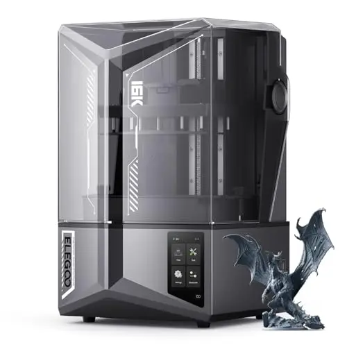 ELEGOO Saturn 4 Ultra 16K resin 3D printer with flip-up lid