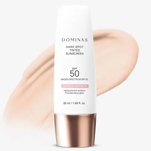 DOMINAS Dark Spot Tinted Sunscreen SPF 50 bottle