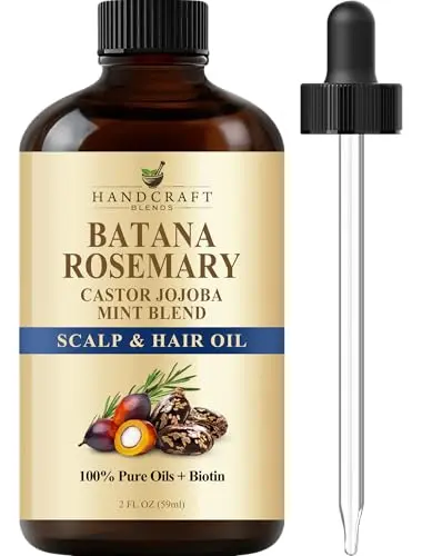 Handcraft Blends Batana and Rosemary Hair Growth Oil bottle