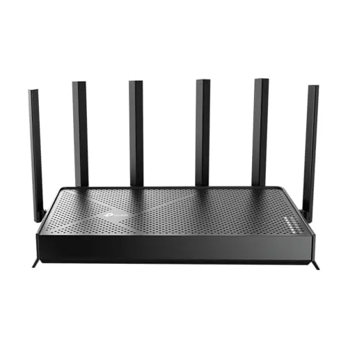 TP-Link Archer BE400 WiFi 7 router with six antennas