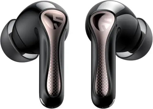 SoundPEATS Air5 Pro hi-res wireless earbuds in black
