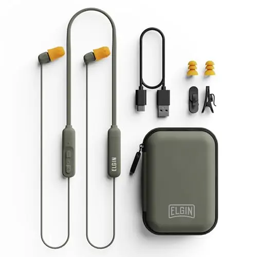 Elgin Discord Gen 3 gray Bluetooth earplug earbuds with neckband