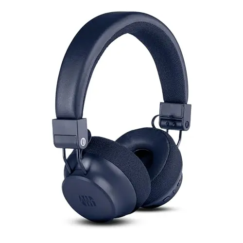 PreSonus Eris HD4BT over-ear closed-back wireless Bluetooth studio headphones in midnight blue
