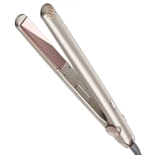 TYMO Titanium Flat Iron Hair Straightener in Champagne color