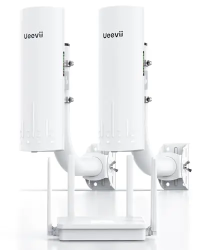 UeeVii CPE450 wireless bridge and WiFi 6 router kit for extending Starlink internet