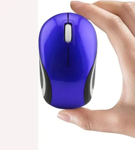 Share Sunshine tiny blue wireless mouse for small hands and kids