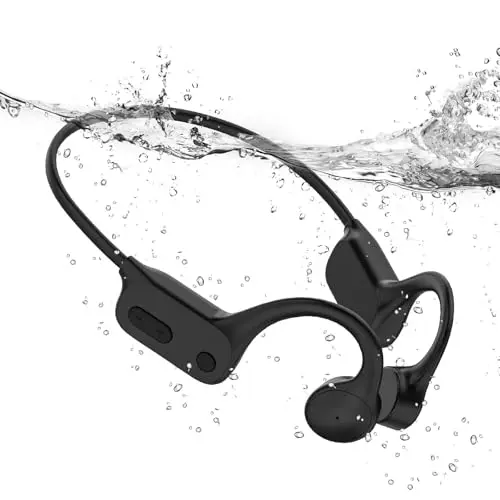 Tayogo black bone conduction underwater headphones for sports
