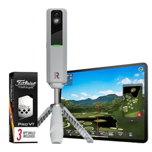 Rapsodo MLM2PRO launch monitor with tripod and balls