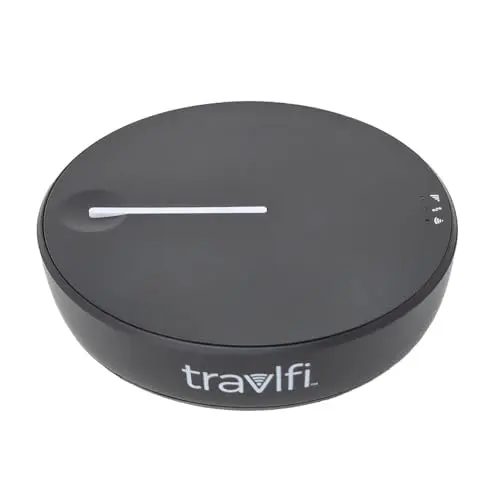 TravlFi JourneyGo LTE RV WiFi hotspot device