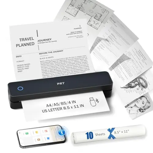 PRT PRT610 inkless portable wireless thermal printer