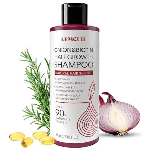 Lemcuh Rosemary Shampoo with Onion and Biotin bottle