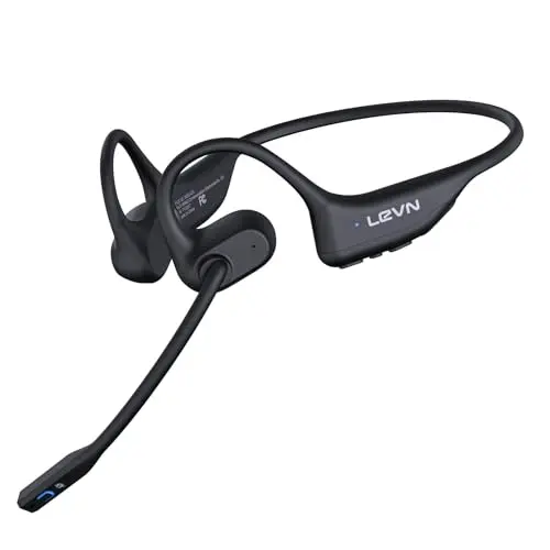 LEVN Open Ear Bluetooth Headset with Microphone
