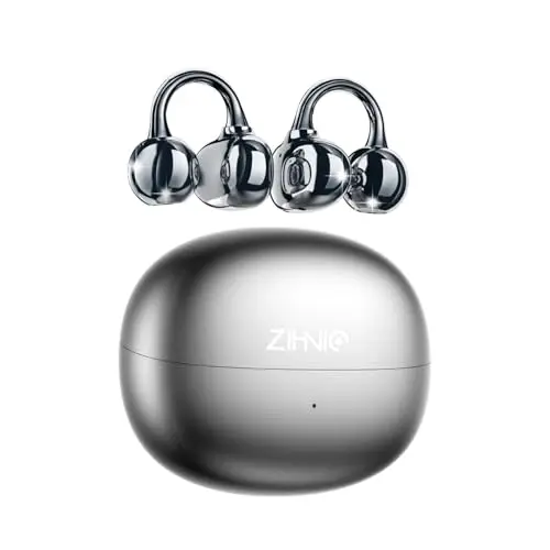 ZIHNIC S26 black wireless clip-on open-ear earbuds