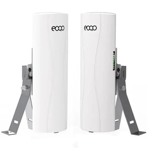 eoqo CPE556 point-to-point wireless bridge designed for Starlink routers